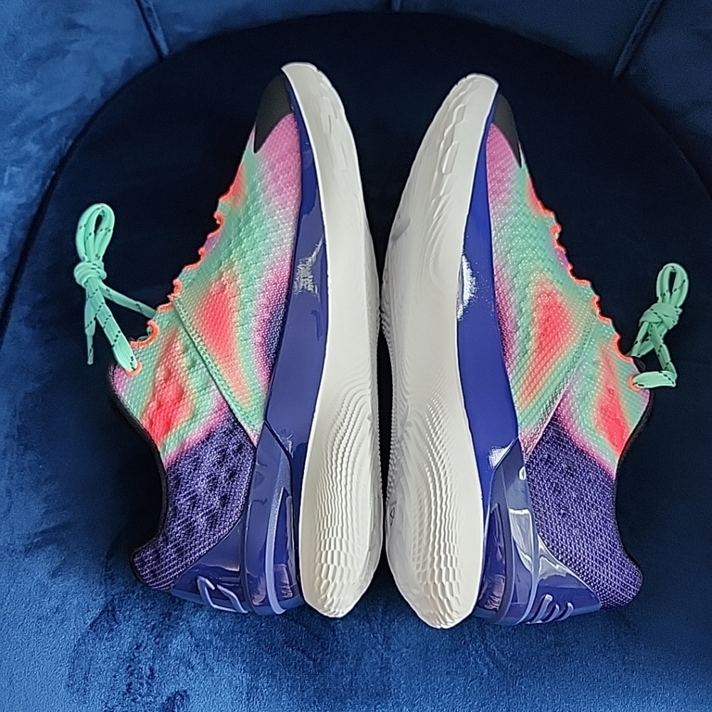 Sz 8.5 Under Armour Curry 1 Low FloTro Northern Lights SC Shoes 3025633-001 Mens - Picture 5 of 7
